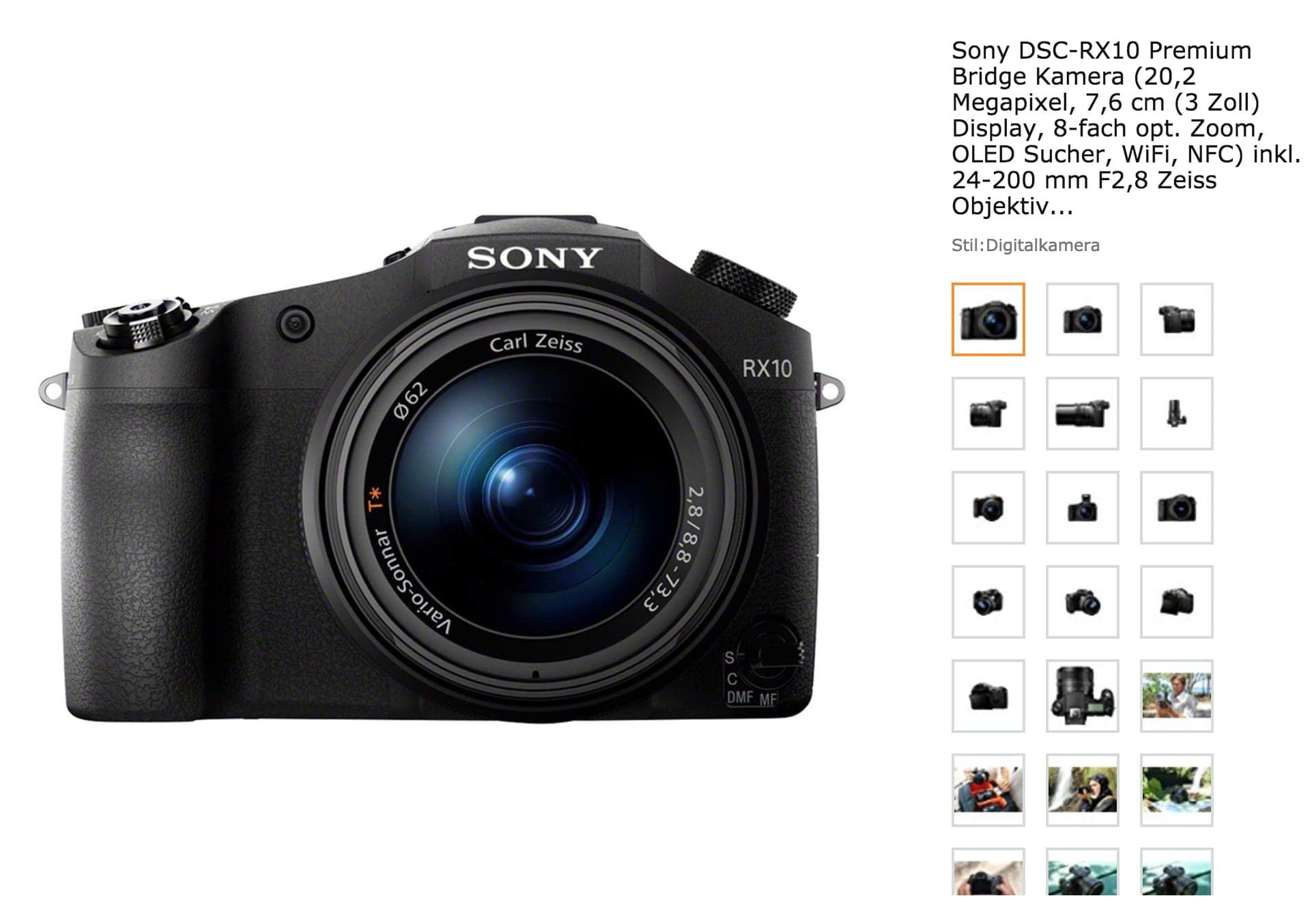 Amazon Produktlisting viele Bilder