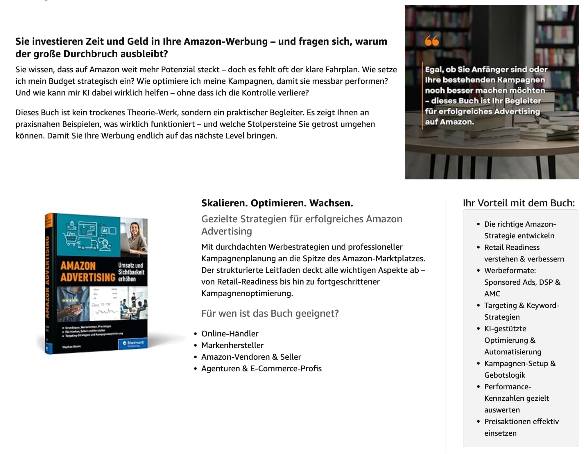 Amazon Advertising Buch