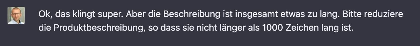 Bulletpoints kürzen