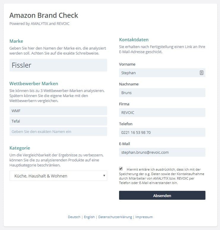 REVOIC Amazon Brand Check