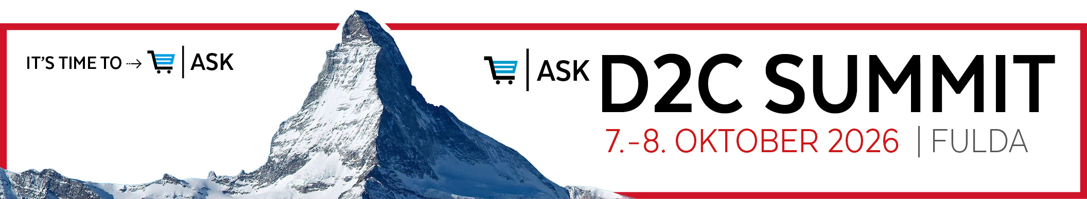 ASK D2C Summit, 7.–8. Oktober 2026 in Fulda