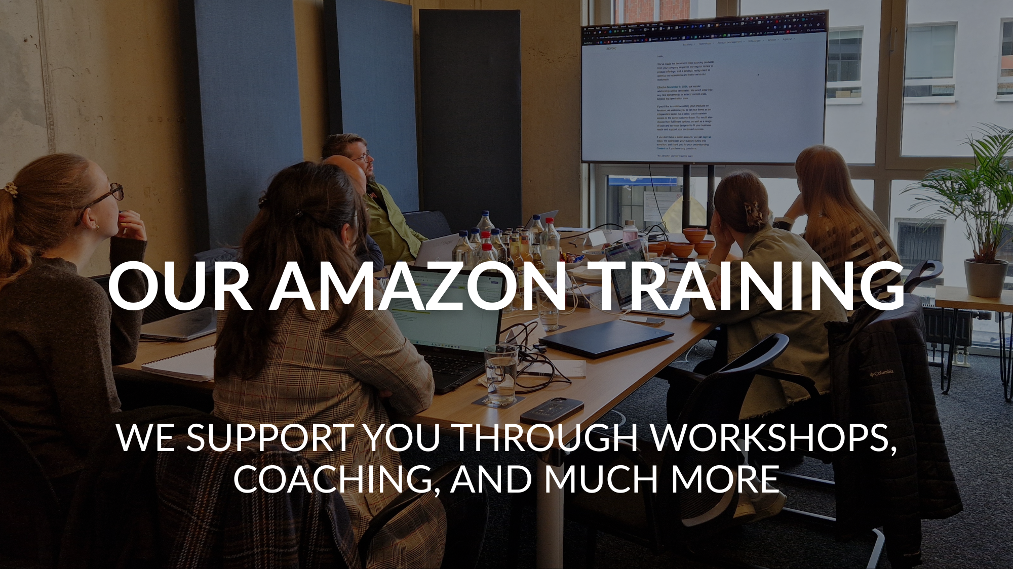 Sign up for our Amazon training